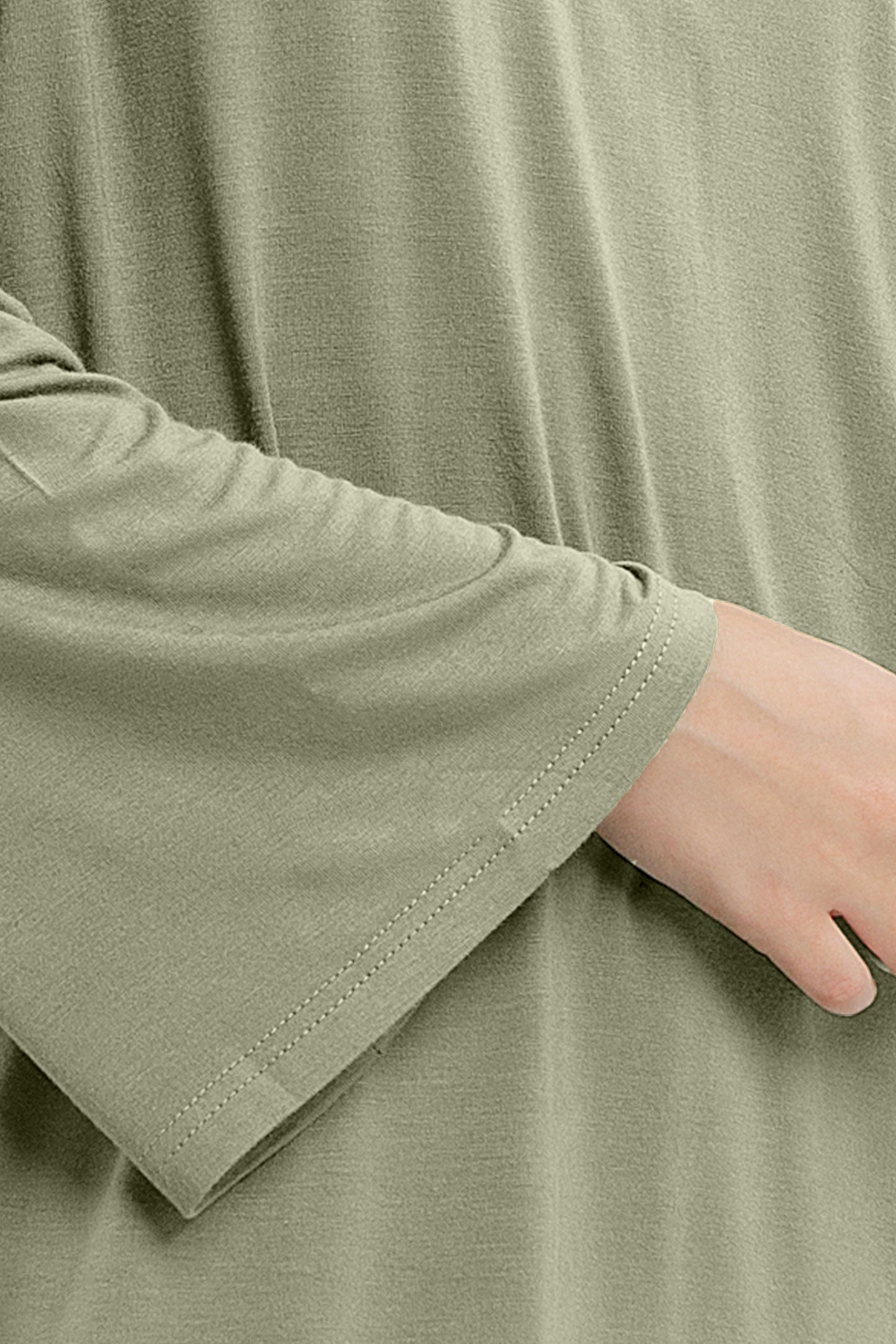 Camani Basic Pajama Longsleeve: Sage Green