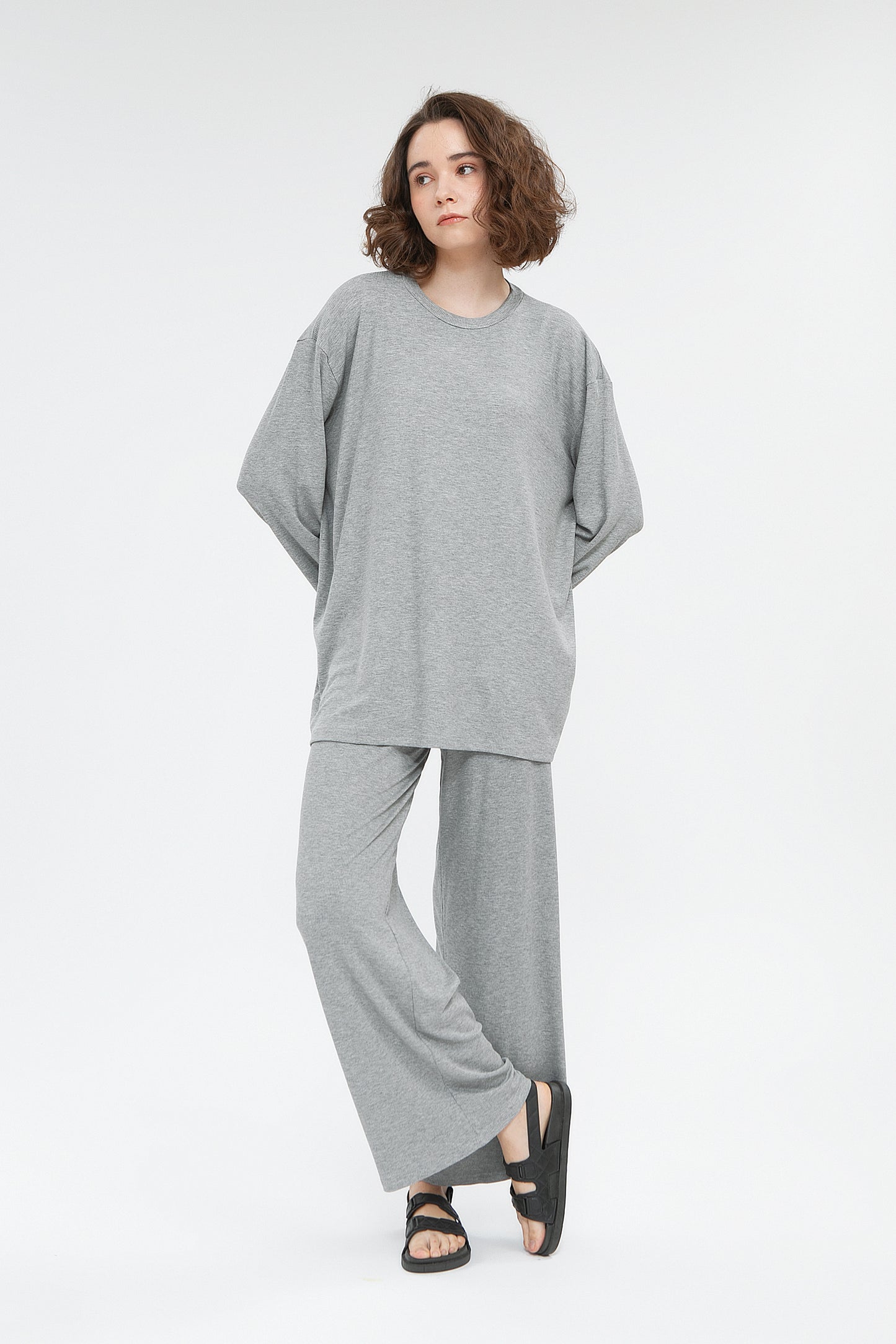 Premium Knit Set: Misty Grey