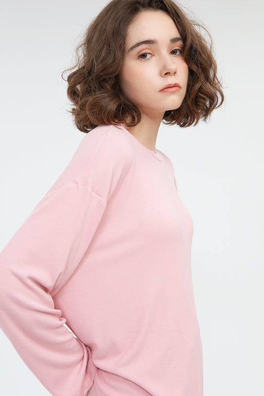 Premium Knit Set: Soft Pink