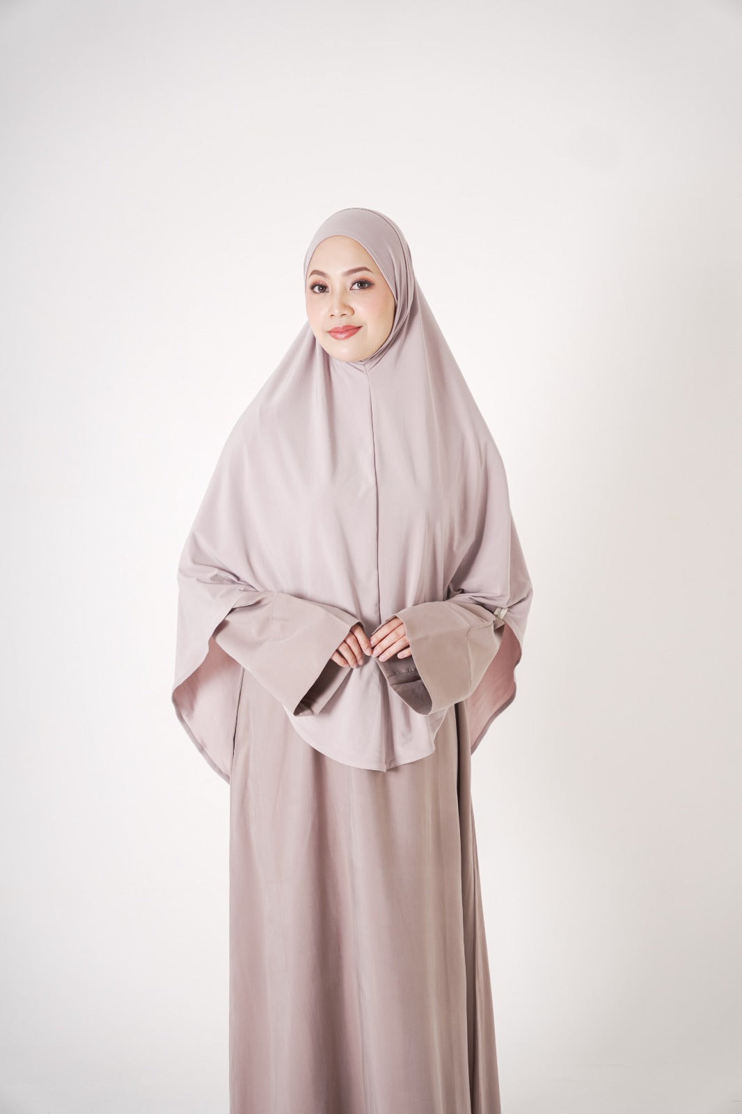 Camani Cupro Basic Abaya - Latte