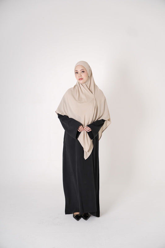 Camani Cupro Basic Abaya - Black