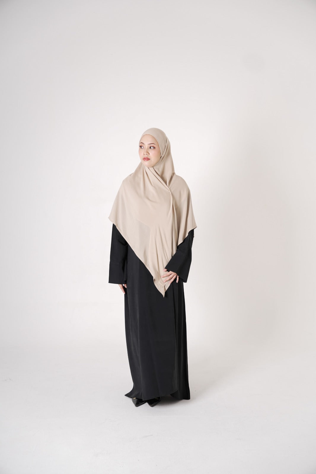 Camani Cupro Basic Abaya - Black