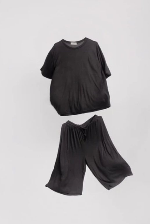 Basic Pajama Set: Black