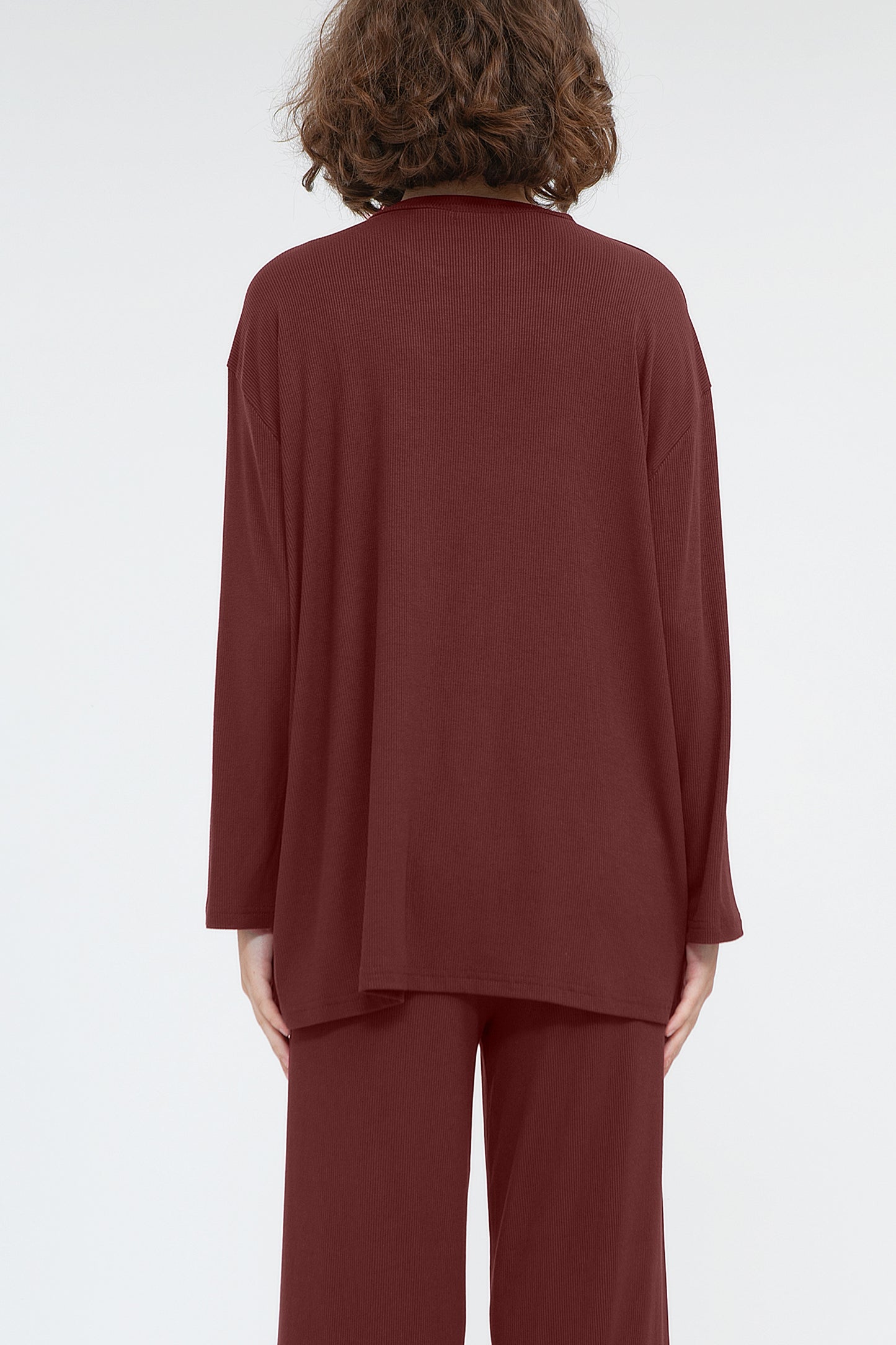 Camani Premium Knit Set: Dark Rosewood (Big Size)