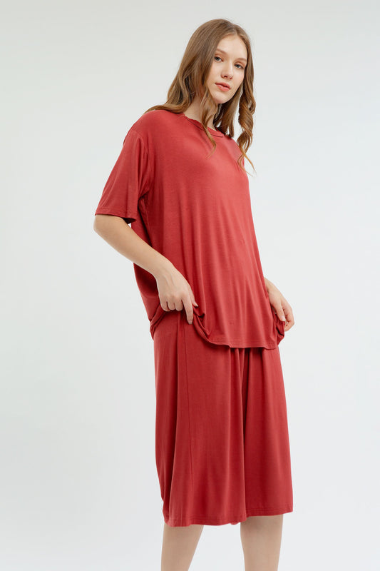 Camani Basic Pajama: Salmon