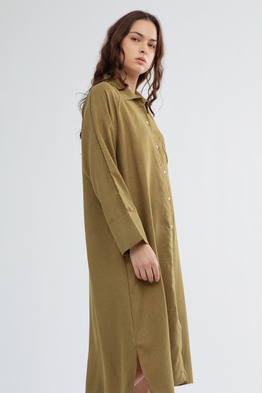 Camani Long Tunic - Olive