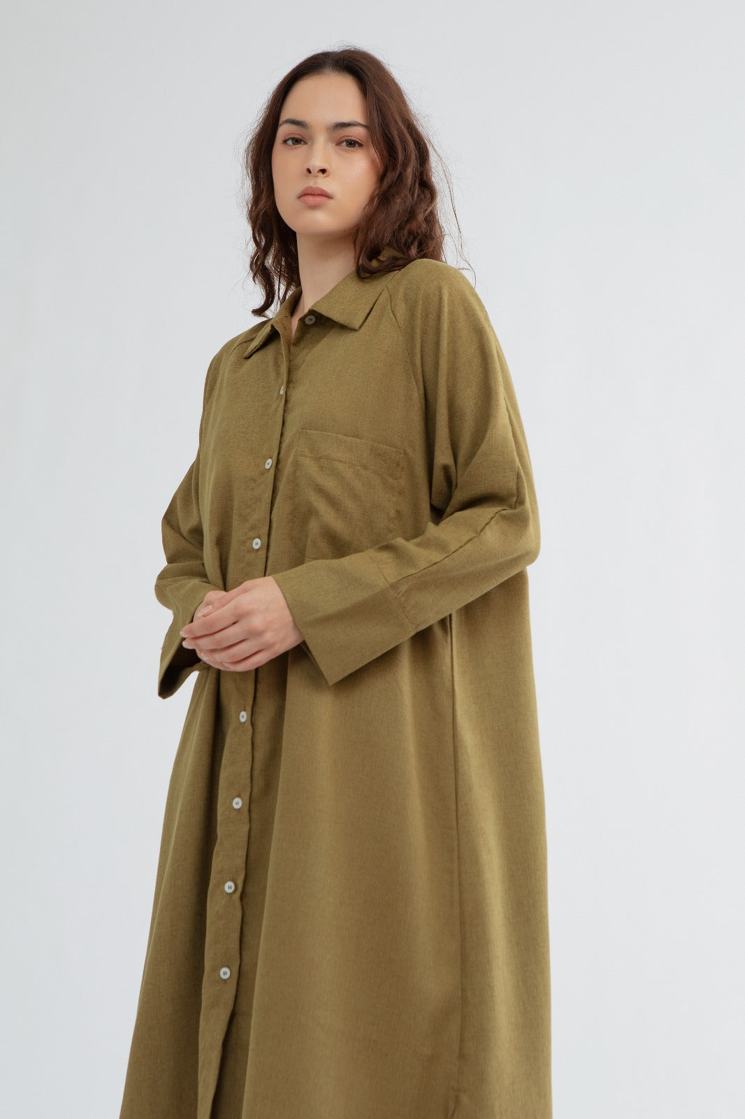 Camani Long Tunic - Olive